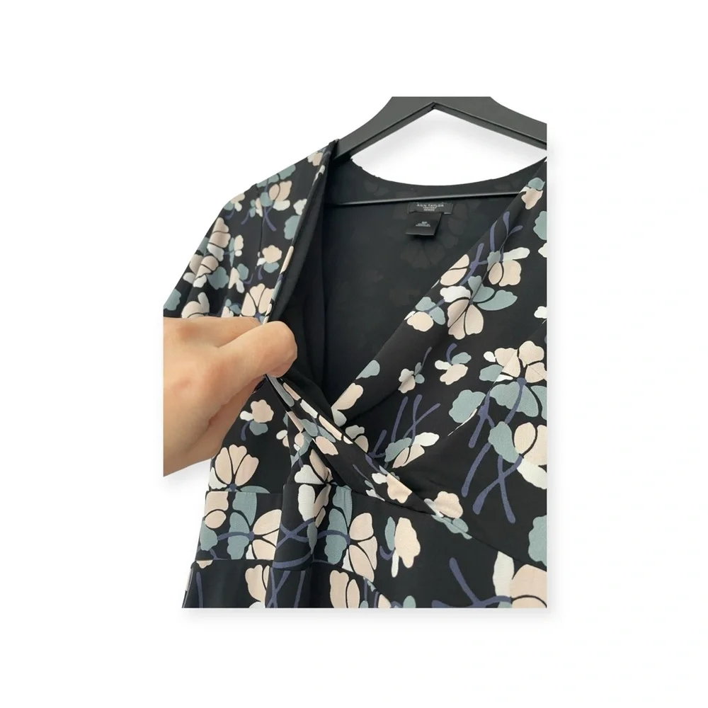 Ann Taylor Factory Petites faux wrap dress
